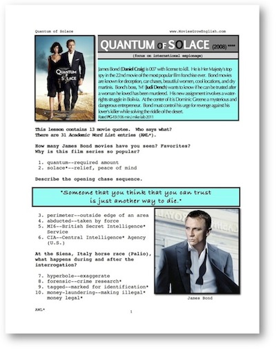 thumbnail, Quantum of Solace, James Bond